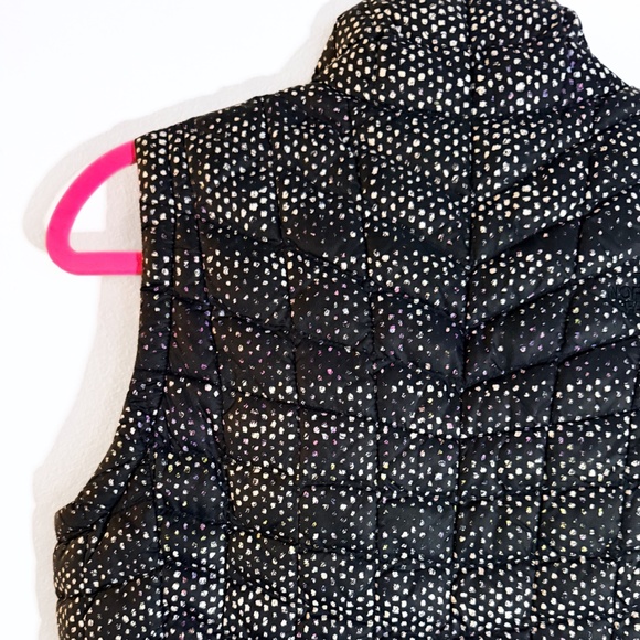 The North Face ThermoBall™ Eco Confetti Print Puffer Vest Black Size S/P EUC - Picture 2 of 7